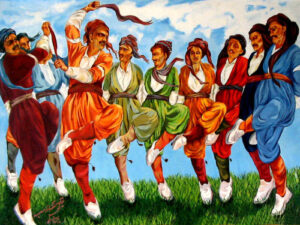 Kurdish Dance Painting