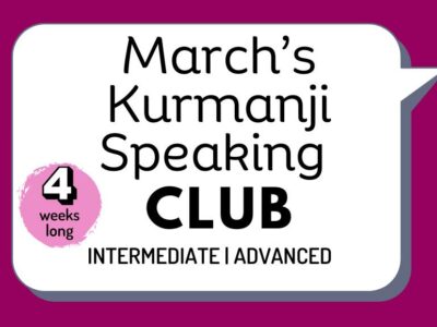 March’s Kurmanji Kurdish Speaking Club
