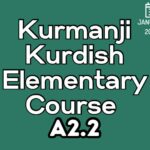 Kurdish Kurmanji Elementary A2.2 Course (starts on January, 2025)