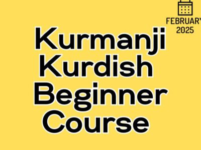 Kurdish Kurmanji Beginner A1.1 Course (starts on February, 2025)