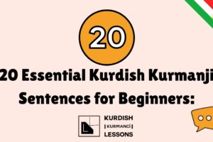 20 essential Kurdish Kurmanji sentences for beginners