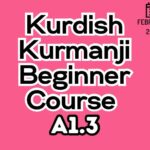Kurdish Kurmanji BEGINNER A1.3 Course (starts on FEBRUARY, 2026)