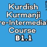 Kurdish Kurmanji Pre-INTERMEDIATE B1.1 Course (starts on APRIL, 2026)