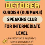 Kurdish Kurmanji Intermediate Speaking Club (starts on OCT, 2026)