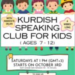Kurdish Kurmanji Speaking Club for Kids (starts on OCT, 2026)